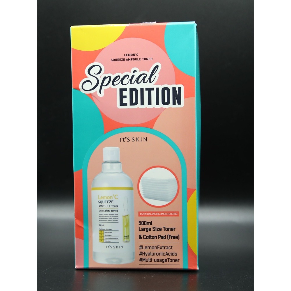 Lemon'C Special Edition It's Skin Large Size Toner, 500ml, Exp 11/26
